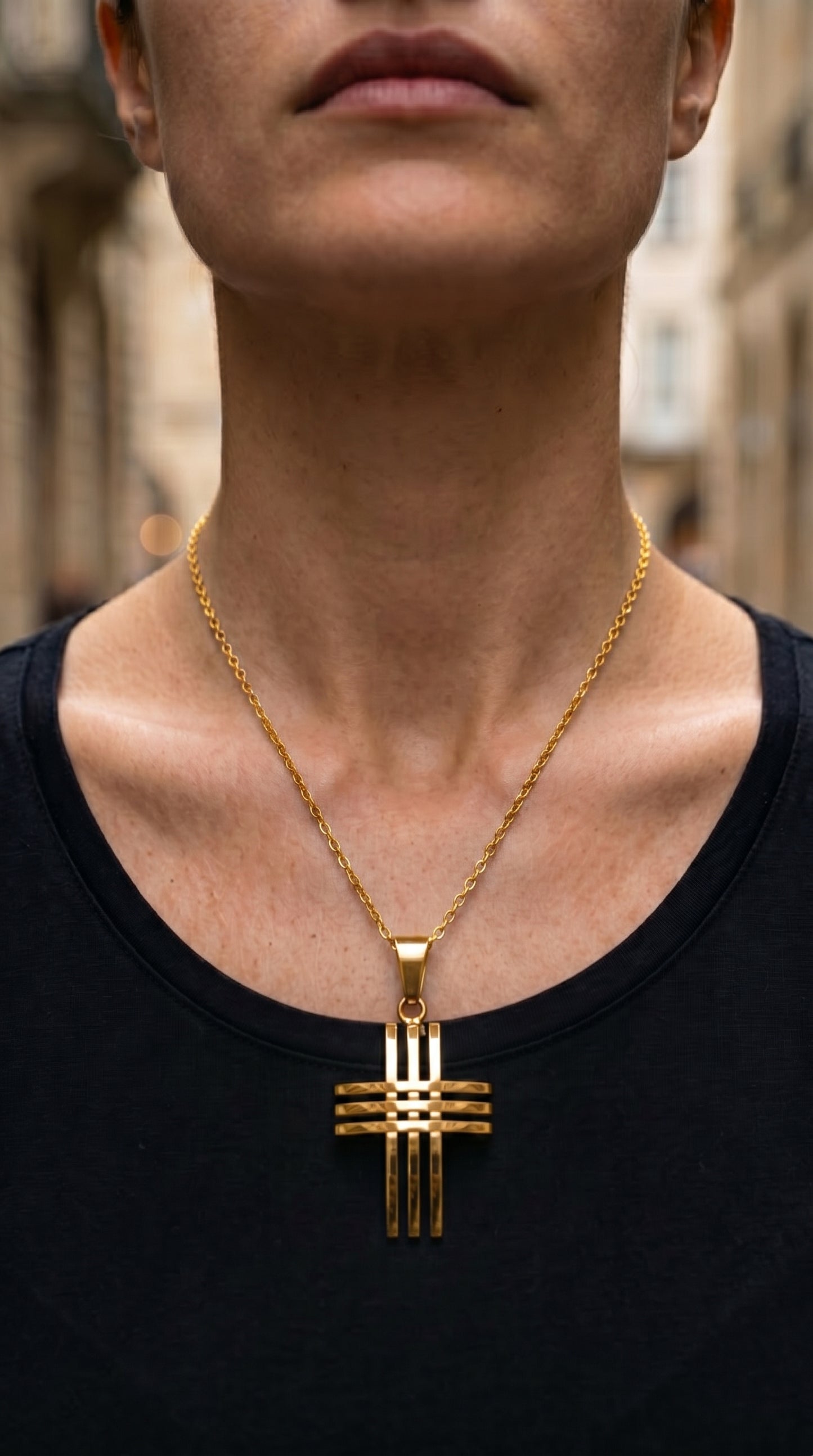 THE TRIFOLD CROSS