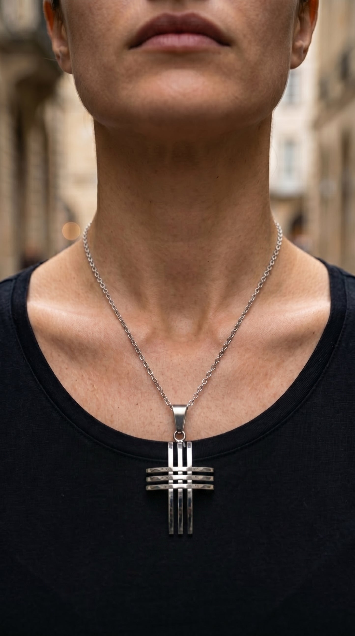 THE TRIFOLD CROSS