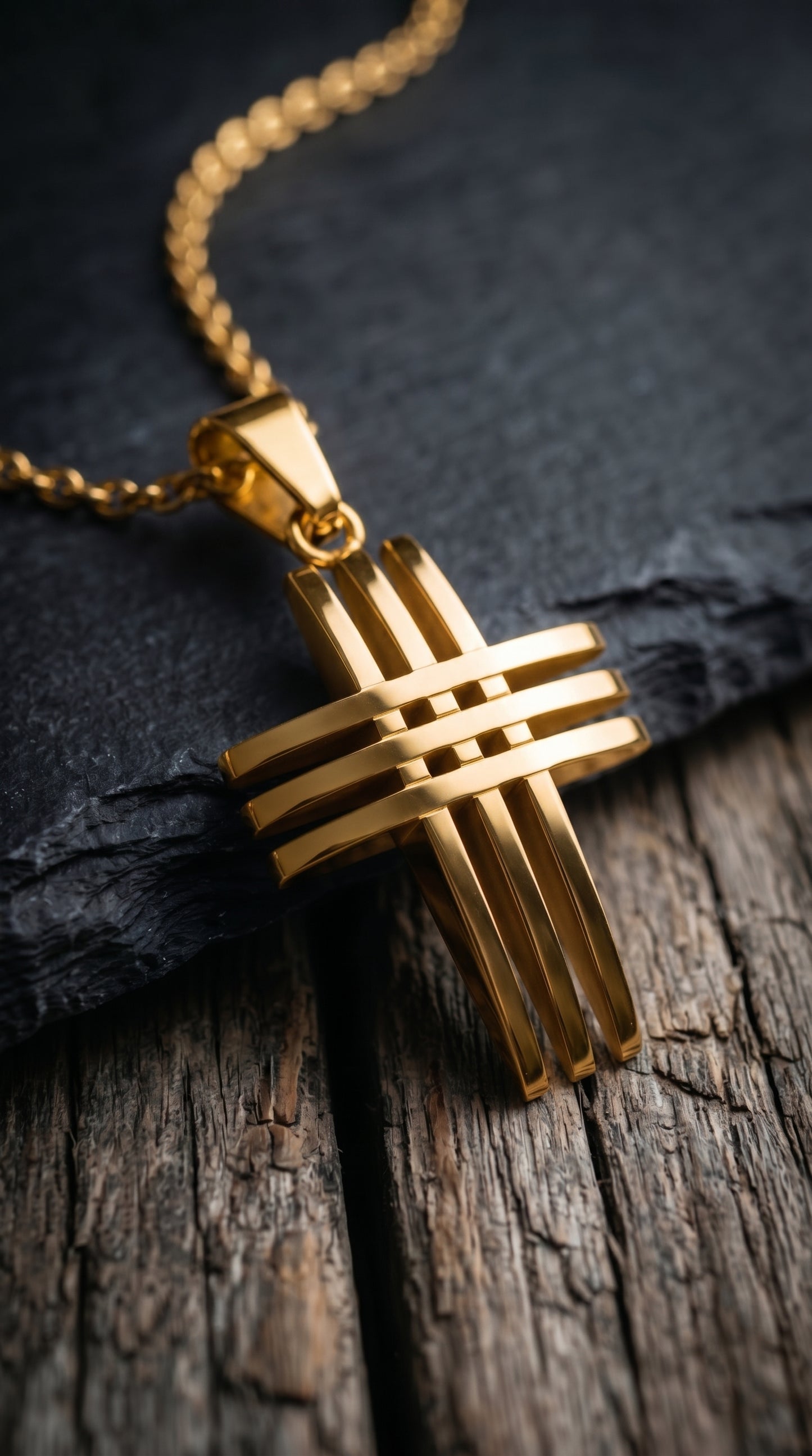 THE TRIFOLD CROSS